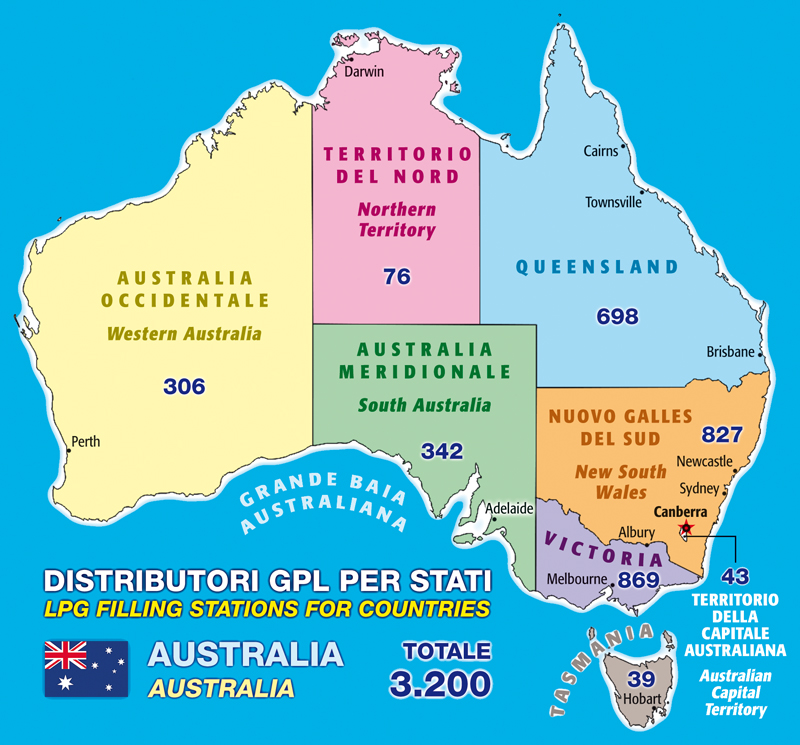 DISTRIBUTORI GAS AUSTRALIA