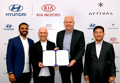 Hyundai e Kia investono in Arrival per co-sviluppare veicoli commerciali elettrici